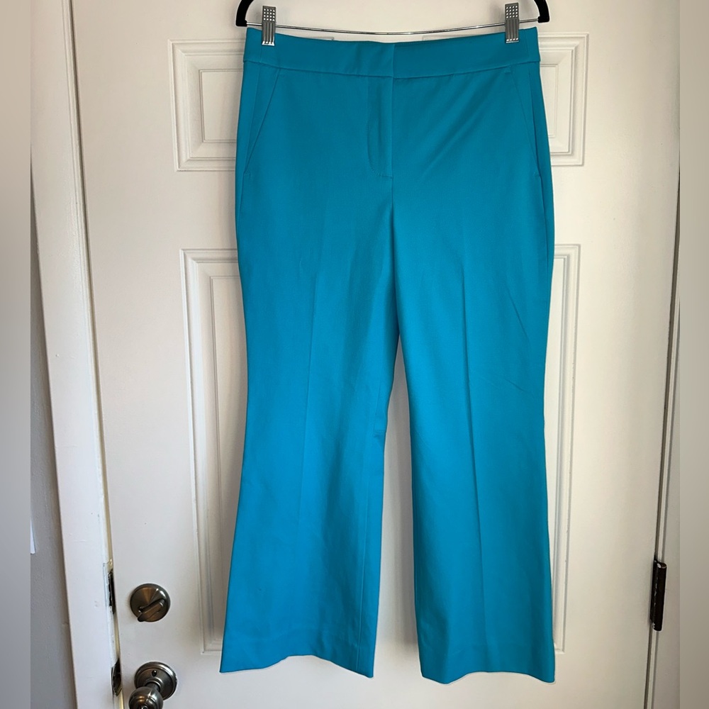 NWT J. Crew Pants Hayden Kickout Crop blue Style #AJ420‎ size 6